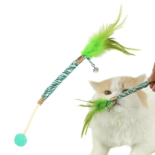 Katzenstabspielzeug - Katzen-Beißspielzeug,Kaustäbchen, starkes Baumwollseil, um den Kauinstinkt zu entfesseln, die Zähne zu reinigen und gut für die Gesundheit von Katzen und Kätzchen zu sein Kot- von MYJIO