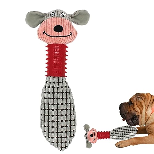 MYJIO Kauspielzeug für Welpen zum Zahnen,Kauspielzeug für Welpenzähne | Quietschendes interaktives Hundespielzeug, Beißspielzeug in Tierform für kleine und mittelgroße Hunde Greatideal von MYJIO