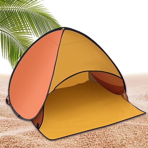 Strandzelt für Hun| Head PopUp Canopy Automatisches Schattenzelt | Tragbarer, sonnenfester Mini-Sonnenschutz mit Handy-Ständer für Strand, Picknick, Wandern, Camping KOT- von MYJIO