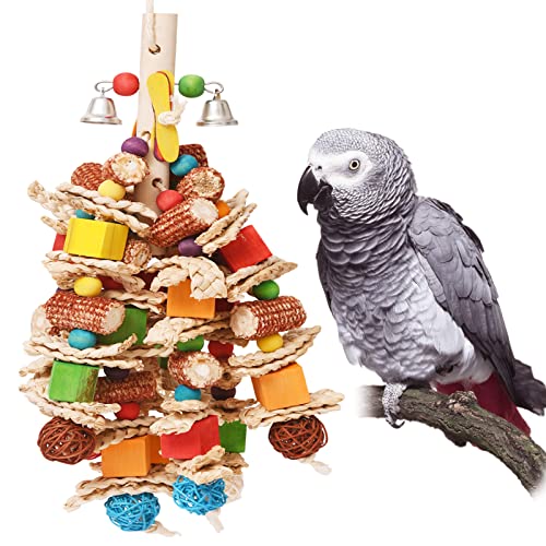 MYMULIKE Vogelspielzeug, Papageien Spielzeug, großer Papagei, Vogelkäfig Zubehör, Natürliches Maiskolben, für Wellensittich Papageien Graupapageien Nymphensittiche Finken Sittiche Kakadus Aras MYMULIKE Vogelspielzeug, Papageien Spielzeug, großer Papagei, Vogelkäfig Zubehör, Natürliches Maiskolben, für Wellensittich Papageien Graupapageien Nymphensittiche Finken Sittiche Kakadus Aras von MYMULIKE