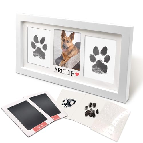MYPAWLETS Extra großes tintenloses Stempelkissen mit Pfotenabdruck für Hund und Pfotenabdruckrahmen, Katzen- und Hundepfotenabdruck-Set, 2 Clean Touch Stempelkissen, Haustierpfotenabdruck-Set mit MYPAWLETS Extra großes tintenloses Stempelkissen mit Pfotenabdruck für Hund und Pfotenabdruckrahmen, Katzen- und Hundepfotenabdruck-Set, 2 Clean Touch Stempelkissen, Haustierpfotenabdruck-Set mit von MYPAWLETS