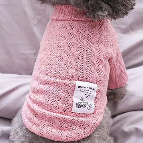 MYVZO Hoodie Hundekleidung Solide für Hunde Kleidung Haustier Outfits Klein Herbst Winter Süß Warm Rosa von MYVZO