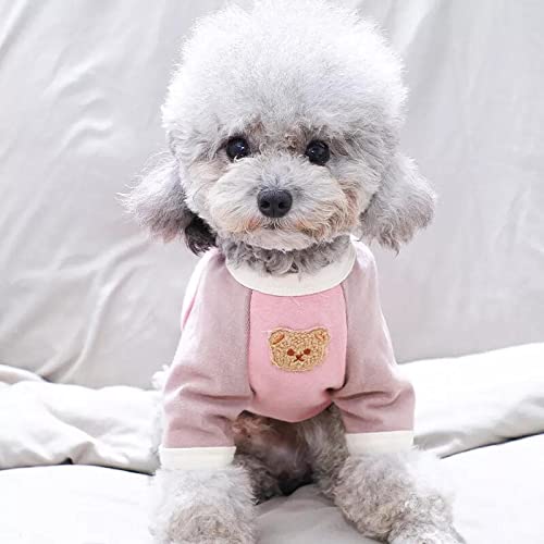 MYVZO Spleißen Hoodie Hundekleidung Bärenmantel für Hunde Kleidung Haustier Outfits Samt Herbst Winter von MYVZO