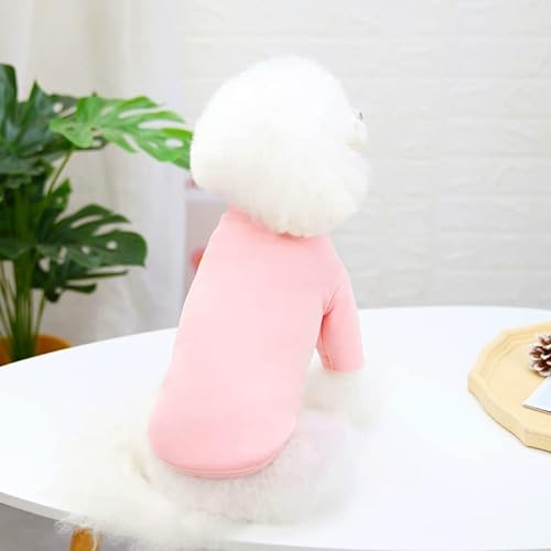 MYVZO Strawberry Hoodie Haustier Hund Kleidung Freizeithemd Kleidung Hunde Kostüm Paare Warm Soft Winter Pink von MYVZO