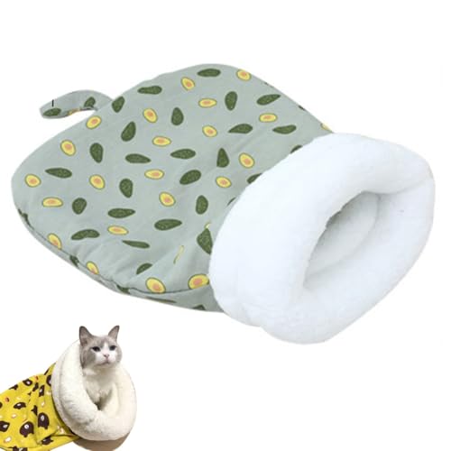 Katzenschlafsack for Hauskatzen, 360°-Wicklung, bequemer Katzensack, Haustierschlafsack, Hund, Katze, warmer Winterschlafsack, selbstwärmende Katzenbetthöhle, flauschiger Katzentunnel, beruhigende Sch Katzenschlafsack for Hauskatzen, 360°-Wicklung, bequemer Katzensack, Haustierschlafsack, Hund, Katze, warmer Winterschlafsack, selbstwärmende Katzenbetthöhle, flauschiger Katzentunnel, beruhigende Sch von MYYMKJYXGS