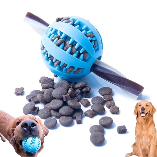MZQSIY Interaktiver Hunde-Leckerli-Spender, Hundespielzeug, Puzzle-Spielzeug, verbessert die Intelligenz des Haustiers und verbessert die Kaukraft des Hundes, lindert Langeweile, Snack-Spender reinigt von MZQSIY