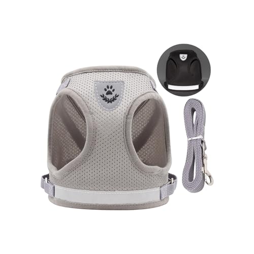 Atmungsaktives, reflektierendes Hundegeschirr, kühlendes Design, verstellbarer Brustgurt für Spaziergänge, Haustier, Outdoor-Ausrüstung, Anpassung des Brustgurts des Hundes von MZRAN