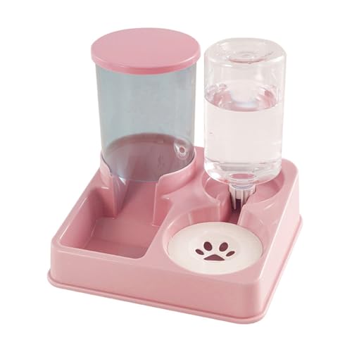 Automatischer Trinkbrunnen für Haustiere Wassersparbrunnen 1000ml Flasche Schüssel für kleine Haustiere Automatischer Wasserspender für Katzen von MZRAN