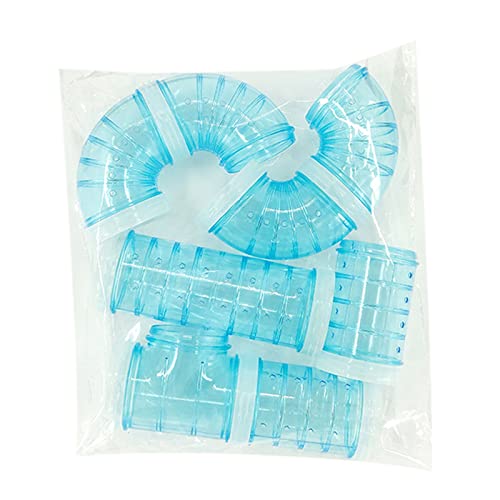 Hamsters Tube Set Transparent Pipe Kits Connection Tunnel Tube Toy For Rennmäuse Meerschweinchen von MZRAN