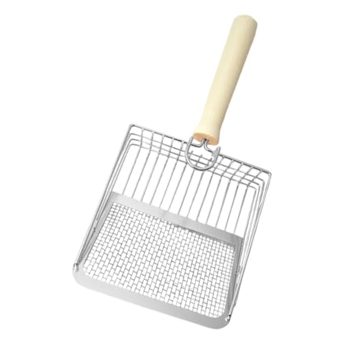 MZRAN Ergonomische Edelstahl-Kotschaufel, große Flächenstreu für schnelle Abfallboxen, Reinigung, Klumpen, Trennstreu MZRAN Ergonomische Edelstahl-Kotschaufel, große Flächenstreu für schnelle Abfallboxen, Reinigung, Klumpen, Trennstreu von MZRAN