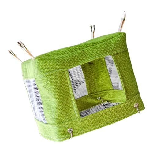 Vogel-Sitzstange, Zeltständer für Papageien, Wellensittiche, Schaukel, atmungsaktive Hängematte für kleine bis große Papageien, Spielzeug, Vogelhängematte Vogel-Sitzstange, Zeltständer für Papageien, Wellensittiche, Schaukel, atmungsaktive Hängematte für kleine bis große Papageien, Spielzeug, Vogelhängematte von MZRAN