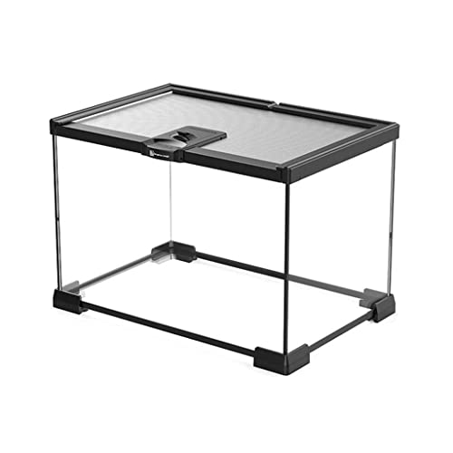 Reptilien-Glas-Terrarium-Tank, Fütterungs-Reproduktions-Transporttank – Eidechse, Frosch, Spinne, Skorpion, Box, Uhrenbox – Haustierhaus Reptilien-Glas-Terrarium-Tank, Fütterungs-Reproduktions-Transporttank – Eidechse, Frosch, Spinne, Skorpion, Box, Uhrenbox – Haustierhaus von MaGiLL
