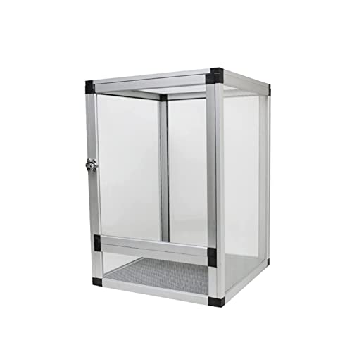 Reptilien Vivarium Terrarium, Pet Shop Chameleon Habitat Atmungsaktive Büro-Eidechsen-Schlangen-Futterbox von MaGiLL