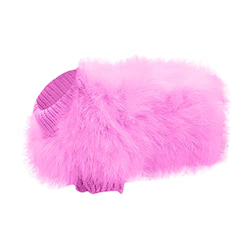 Hundebekleidung für Haustiere Plüsch-Haustier-Kostüm-Welpen-Cowboy-Hemdjacke mit Kapuze Hunde Kleidung warme Hundepullover (Pink, XL) von MaNMaNing