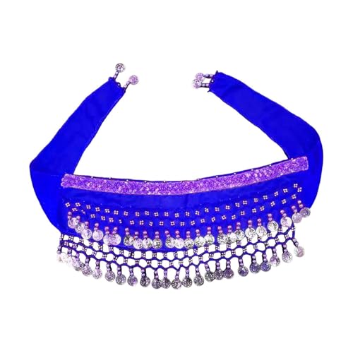 MaNMaNing Bauchtänzerin-Kostüm für Hunde, Bauchtanz-Stil, Taillenkette für Hunde, Po-Vorhang, Kleidung mit Pailletten-Requisite, schüttelnder Hüftschal für leidenschaftliches Accessoire (BU1, 105cm) MaNMaNing Bauchtänzerin-Kostüm für Hunde, Bauchtanz-Stil, Taillenkette für Hunde, Po-Vorhang, Kleidung mit Pailletten-Requisite, schüttelnder Hüftschal für leidenschaftliches Accessoire (BU1, 105cm) von MaNMaNing