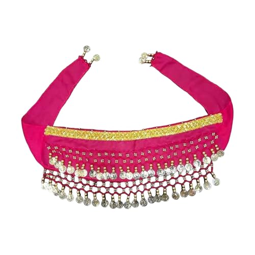 MaNMaNing Bauchtänzerin-Kostüm für Hunde, Bauchtanz-Stil, Taillenkette für Hunde, Po-Vorhang, Kleidung mit Pailletten-Requisite, schüttelnder Hüftschal für leidenschaftliches Accessoire (RD1, 105cm) MaNMaNing Bauchtänzerin-Kostüm für Hunde, Bauchtanz-Stil, Taillenkette für Hunde, Po-Vorhang, Kleidung mit Pailletten-Requisite, schüttelnder Hüftschal für leidenschaftliches Accessoire (RD1, 105cm) von MaNMaNing
