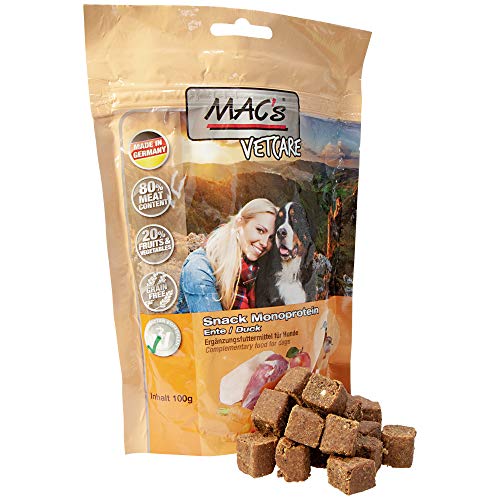 MAC's Dog Vetcare Monoprotein Snack mit Ente 100g von Mac`s Vetcare