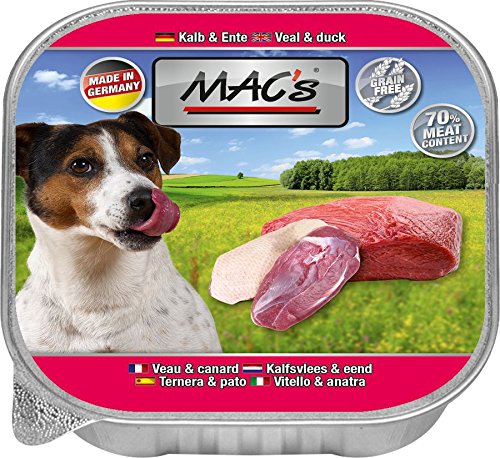 MACs Dog Rind & Kürbis | 6X 200g Hundefutter nass von MAC's