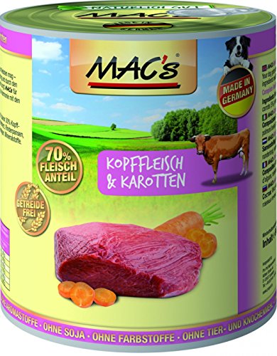 MACs | Kopffleisch & Karotten | 6 x 800 g von MAC's