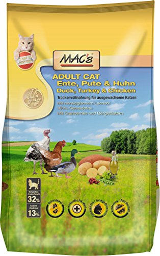 MAC's Cat Trockenfutter Ente, Pute & Huhn 300 g von MAC's