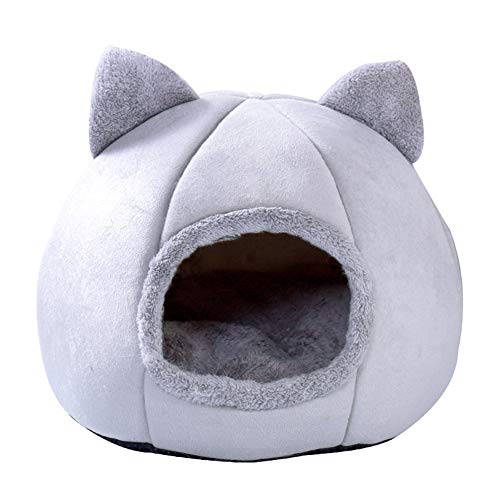 SUPTMAX Macabolo Haustier Hund Katze Halbgeschlossen warmnest komfortable Haustier Bett Winter Plüsch Kennel Schlafhöhle SUPTMAX Macabolo Haustier Hund Katze Halbgeschlossen warmnest komfortable Haustier Bett Winter Plüsch Kennel Schlafhöhle von SUPTMAX