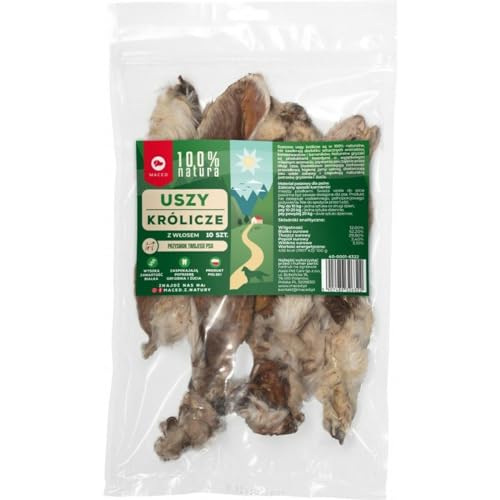 Maced Hundesnack, 10 Stück, Hasenohren Maced Hundesnack, 10 Stück, Hasenohren von Maced