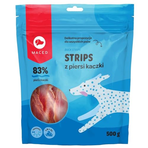 Maced Snack für Hunde Ente 500 g von Maced