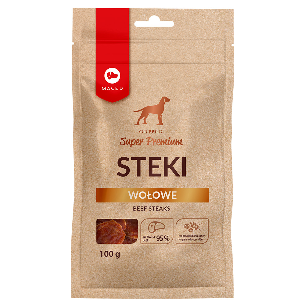 Maced Super Premium Rinder Steaks - 100 g von Maced