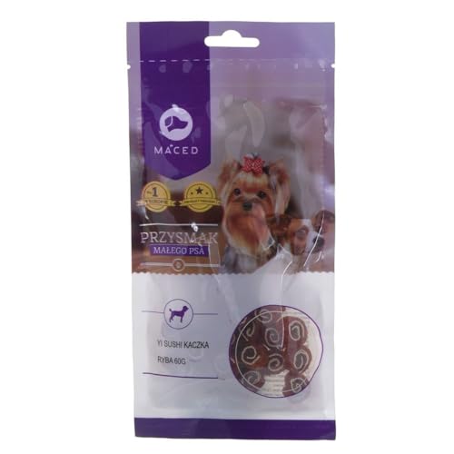 Maced Sushi Entenfisch 60g für kleine und mittlere Hund Ras von Maced