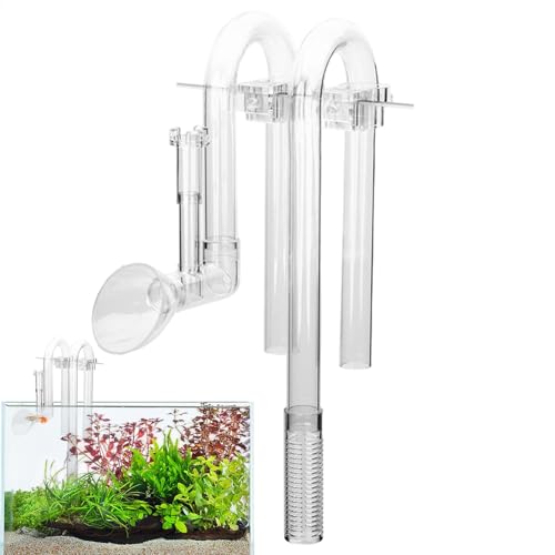 Aquarium-Anström-Ablaufschlauch-Set, externes Filter-Ersatzzubehör, Einlass- und Auslass-Set für Aquarien und Pflanzenwassertanks von Maciun