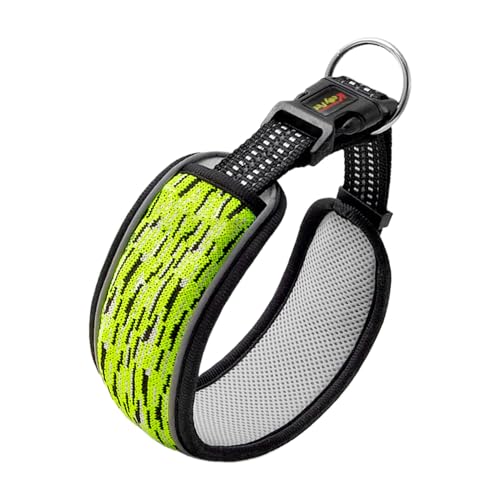 Atmungsaktives Hundehalsband – Welpen-Nackenschutz, verbreitertes Halsband, gepolstert, für kleine, mittelgroße und große Hunde, für drinnen und draußen, verstellbare Halskette zum , Wandern Atmungsaktives Hundehalsband – Welpen-Nackenschutz, verbreitertes Halsband, gepolstert, für kleine, mittelgroße und große Hunde, für drinnen und draußen, verstellbare Halskette zum , Wandern von Maciun