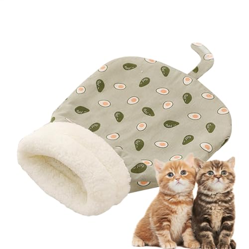 Katzen-Winterschlafsack, gemütliches, weiches Katzenbett, waschbares Katzenbett für Welpen und Kätzchen, Haustierhaus, warmes Katzenschlafbett Katzen-Winterschlafsack, gemütliches, weiches Katzenbett, waschbares Katzenbett für Welpen und Kätzchen, Haustierhaus, warmes Katzenschlafbett von Maciun