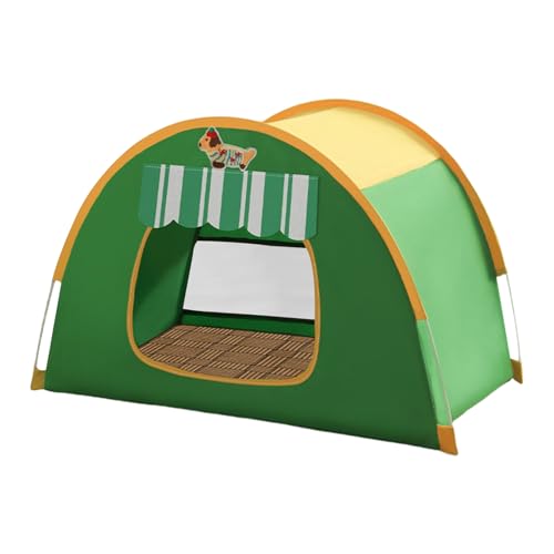 Katzenzelt, Höhlennest, Bett, waschbar, faltbar, für Kätzchen, kleine Hunde, mit Luftstrom und Belüftung, für drinnen und draußen, Camping, Hinterhof, Katzenzelt, Höhlennest, Bett, waschbar, faltbar, für Kätzchen, kleine Hunde, mit Luftstrom und Belüftung, für drinnen und draußen, Camping, Hinterhof, von Maciun