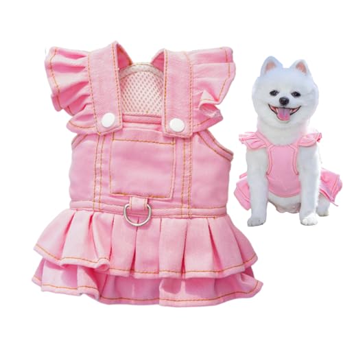 Kleider für kleine Hunde – dekorative Hundekleidung – niedliche, atmungsaktive Haustier-Outfits für Spaziergänge und Reisen, Welpen-Cowboy-Overall Kleider für kleine Hunde – dekorative Hundekleidung – niedliche, atmungsaktive Haustier-Outfits für Spaziergänge und Reisen, Welpen-Cowboy-Overall von Maciun