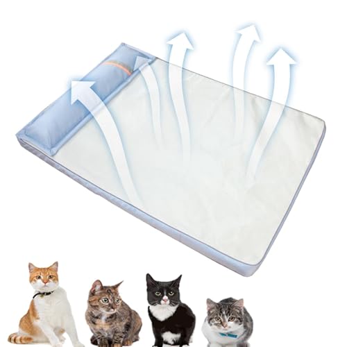 Kühlmatte für Hunde – Isomatte, Kühlmatte, Hundebett für drinnen und draußen, atmungsaktiv, rutschfeste Unterseite, Tiere, kühlendes Komfort-Material für Arbeitszimmer, Wohnzimmer Kühlmatte für Hunde – Isomatte, Kühlmatte, Hundebett für drinnen und draußen, atmungsaktiv, rutschfeste Unterseite, Tiere, kühlendes Komfort-Material für Arbeitszimmer, Wohnzimmer von Maciun