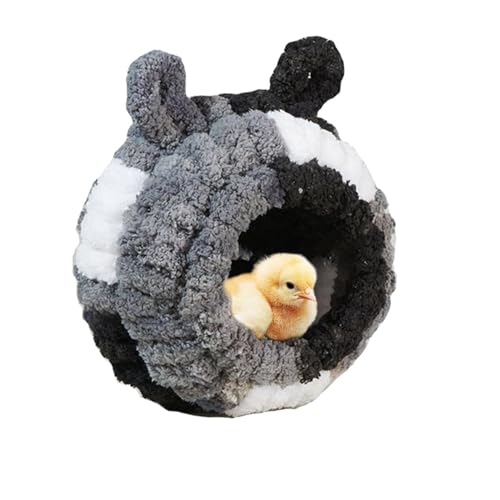 Haustier-Nest aus Baumwolle, warm, Winter, Eichhörnchen, rund, Igelkäfig, gemütliches Winterschlafhaus für Chinchilla, Hamster, Igel Haustier-Nest aus Baumwolle, warm, Winter, Eichhörnchen, rund, Igelkäfig, gemütliches Winterschlafhaus für Chinchilla, Hamster, Igel von Maciun