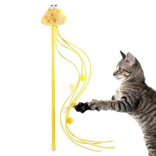 Maciun Interaktives Katzenspielzeug mit Seilen, Katzenspielzeug | Teaser-Spielzeug für Katzen mit Glocken – Spielzeug für Haustiere, Teaser Wand, Zubehör für Haustiere für Katzen Maciun Interaktives Katzenspielzeug mit Seilen, Katzenspielzeug | Teaser-Spielzeug für Katzen mit Glocken – Spielzeug für Haustiere, Teaser Wand, Zubehör für Haustiere für Katzen von Maciun