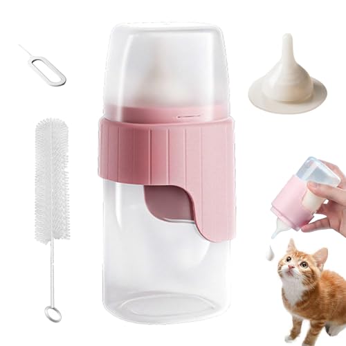 Maciun Kätzchenflasche, Welpenflasche,150 ml Ersatznippel | Austauschbare Silikonsauger, Schnuller zum Füttern von Welpen, Milchspender für Welpen, Kätzchen und Kleintiere Maciun Kätzchenflasche, Welpenflasche,150 ml Ersatznippel | Austauschbare Silikonsauger, Schnuller zum Füttern von Welpen, Milchspender für Welpen, Kätzchen und Kleintiere von Maciun