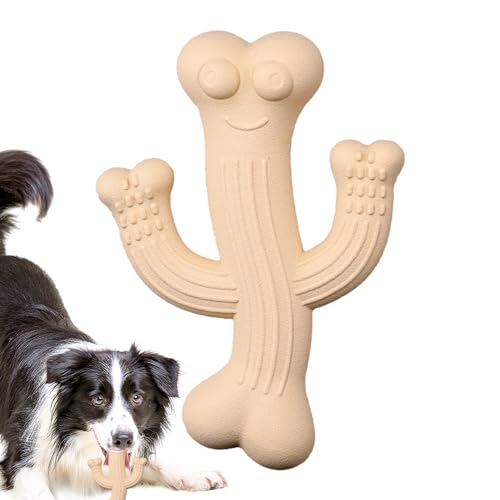Maciun Kaktus-Hundespielzeug,Kaktus-Hundekauspielzeug | Kaktus-Kauspielzeug für Hunde - Hartes Spielzeug für Aggressive Kauer, Kauspielzeug für Hunde aus Gummi für Welpen, interaktives von Maciun
