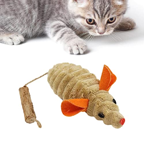 Maciun Katzenminze-Spielzeug – Mäuse-Maus-Spielzeug für Katzen, Kätzchen, wiederverwendbar, interaktives Katzenminze-Spielzeug für mittelgroße und kleine Katzen Maciun Katzenminze-Spielzeug – Mäuse-Maus-Spielzeug für Katzen, Kätzchen, wiederverwendbar, interaktives Katzenminze-Spielzeug für mittelgroße und kleine Katzen von Maciun