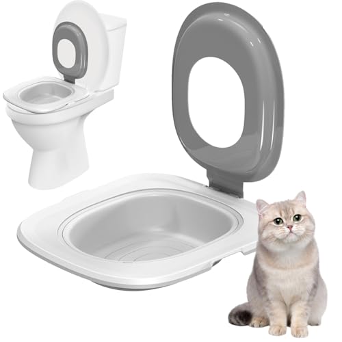 Maciun Katzentoilettentraining – tragbare Katzentöpfchentrainingstoilette | Hygienische Haustierversorgung, Haustier-Töpfchentrainer, Kätzchen-Töpfchentraining-System, trainieren Sie die Katze zur Maciun Katzentoilettentraining – tragbare Katzentöpfchentrainingstoilette | Hygienische Haustierversorgung, Haustier-Töpfchentrainer, Kätzchen-Töpfchentraining-System, trainieren Sie die Katze zur von Maciun