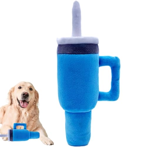 Maciun Plüsch-Kaffeetasse Hundespielzeug, Plüsch-Kauspielzeug | Quietschendes Haustier-Kau-Bissspielzeug, weiche Hundezahnbürste Kauspielzeug, Kauen interaktives Hundespielzeug für Stressabbau, Maciun Plüsch-Kaffeetasse Hundespielzeug, Plüsch-Kauspielzeug | Quietschendes Haustier-Kau-Bissspielzeug, weiche Hundezahnbürste Kauspielzeug, Kauen interaktives Hundespielzeug für Stressabbau, von Maciun