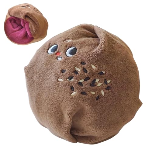 Maciun Schnüffelspielzeug für Hunde, interaktives Hundespielzeug, Schnüffelspiel, Sesambrot, Plüschspielzeug für kleine und mittelgroße Hunde Maciun Schnüffelspielzeug für Hunde, interaktives Hundespielzeug, Schnüffelspiel, Sesambrot, Plüschspielzeug für kleine und mittelgroße Hunde von Maciun