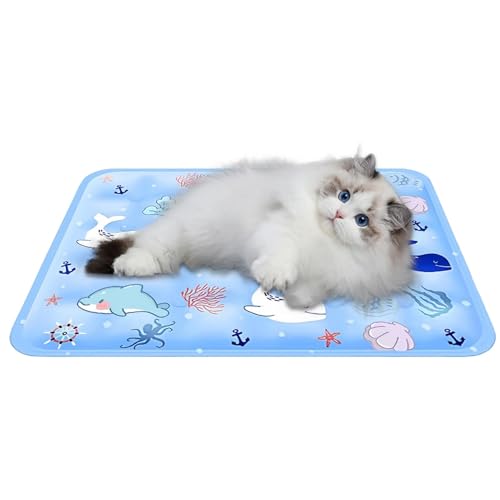 Maciun Selbstkühlende Matte für den Innenbereich, selbstkühlende Hundedecke, sofortige Kühlung für kleine bis mittelgroße Hunde und Katzen Maciun Selbstkühlende Matte für den Innenbereich, selbstkühlende Hundedecke, sofortige Kühlung für kleine bis mittelgroße Hunde und Katzen von Maciun