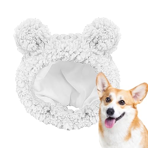 Maciun Süßes Katzenkostüm, Bärenhut, warm, verstellbar, niedlicher Katzenhut, Haustier-Kopfbedeckung, niedlicher Plüschhut, weicher Hundehut, Haustierbedarf, warme Haustierbekleidung für Maciun Süßes Katzenkostüm, Bärenhut, warm, verstellbar, niedlicher Katzenhut, Haustier-Kopfbedeckung, niedlicher Plüschhut, weicher Hundehut, Haustierbedarf, warme Haustierbekleidung für von Maciun