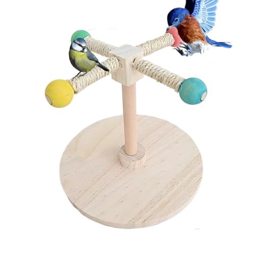 Vogel-Sitzstange, Tischplatte, Nymphensittiche, Kletterzweig, Spielzeug, interaktive Papageien-Stöcke, Holzsittiche, Kletterzweige für Wellensittiche Vogel-Sitzstange, Tischplatte, Nymphensittiche, Kletterzweig, Spielzeug, interaktive Papageien-Stöcke, Holzsittiche, Kletterzweige für Wellensittiche von Maciun