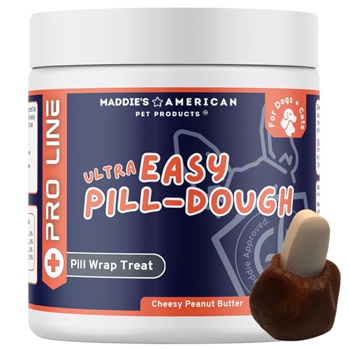Ultra Easy Pillenteig-Paste für Hunde und Katzen – bildet eine individuelle Tasche zum Verstecken von Haustiermedikamenten – Pro Line von Maddie's American Pet Products