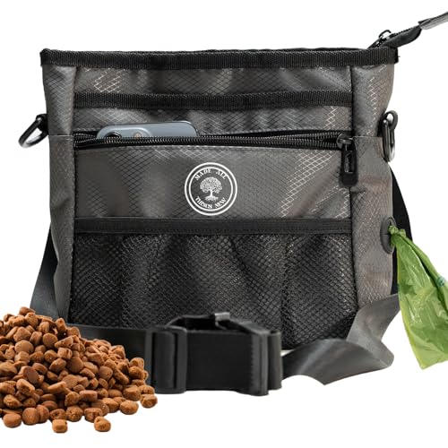 Made All Things New Leckerli-Tasche für Hunde – 6-in-1 Leckerli-Tasche für Hundetraining, Leckerlibeutel, Hundekotbeutelspender, Handytasche, Schlüsseltasche und extra Netztasche von Made All Things New