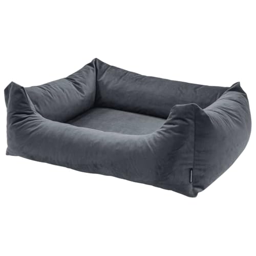 Madison Velours Dog Bed Grey L Madison Velours Dog Bed Grey L von Madison
