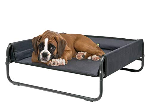 Maelson Soft Bed - Foldable Dog Bed Dog Couch Anthracite M - 71 x 71 x 29cm von OFT